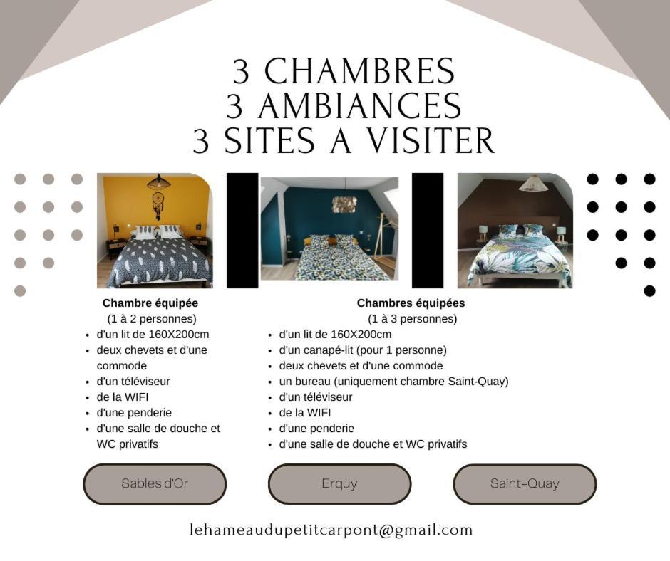 Ploufragan Le Hameau Du Petit Carpont - Chambres D'Hotes -Baie De Saint-Brieuc-Entre-Paimpol Et Erquy - Petit Dejeuner Breton מראה חיצוני תמונה
